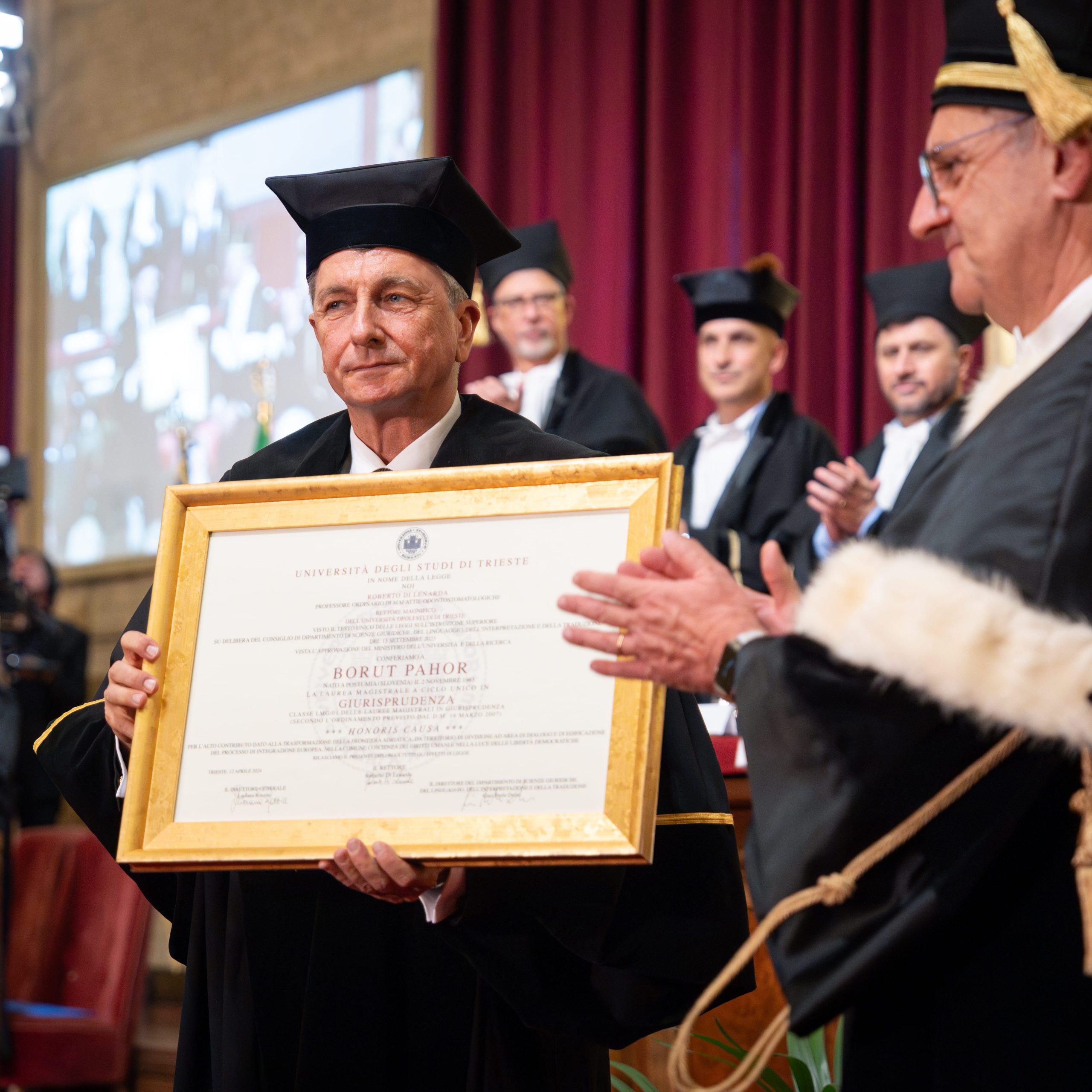 Foto Laurea Magistalis Pahor